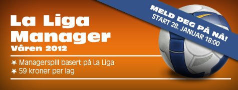 La Liga Manager våren 2012